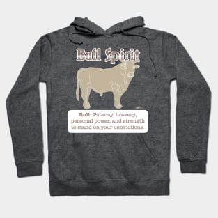 Spirit Animal-Bull Hoodie